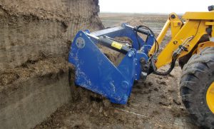 AP Machinebouw Kuilhapper Type NP voor tractoren met voorlader, vereikers en shovels.
